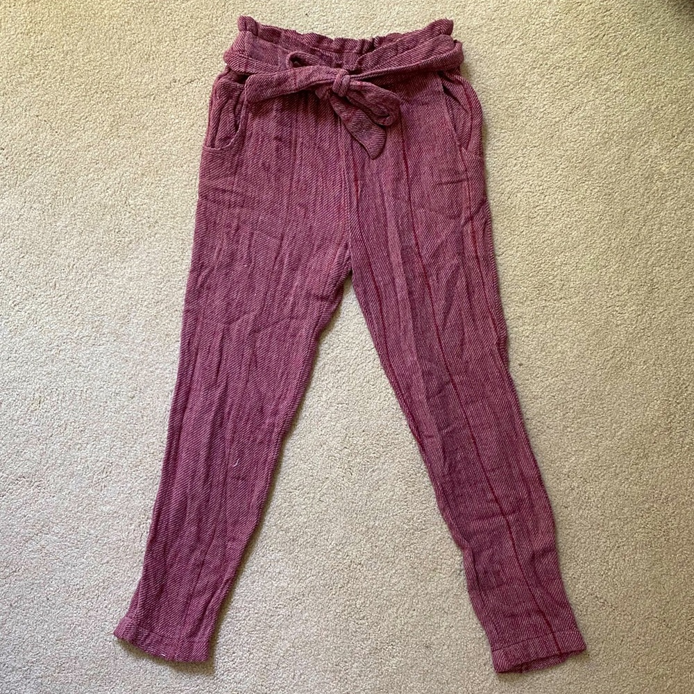 Free People paper bag trousers